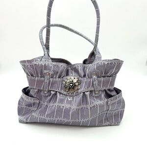 Maurice’s Lilac Purple Vinyl Shoulder Bag